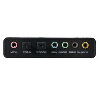 Внешняя звуковая карта USBTOP USB 5.1/7.1 (3xjack 3.5mm/RCA)