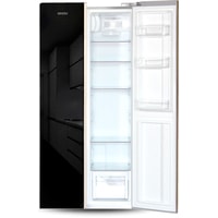 Холодильник side by side Ginzzu NFK-452 Black glass