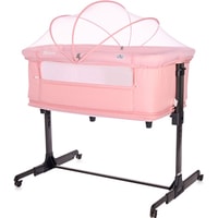 Приставная детская кроватка Lorelli Milano 2 в 1 (розовый)