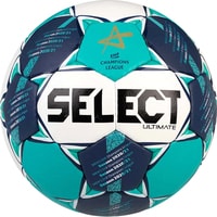 Гандбольный мяч Select Ultimate CL Men (3 размер, голубой/синий/белый)