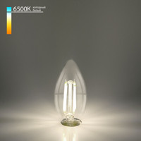 Светодиодная лампочка Elektrostandard Свеча C35 9W 6500K E14 CW35 прозрачный BLE1440