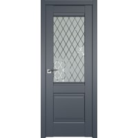 Межкомнатная дверь ProfilDoors Классика 2U L 80x200 (антрацит/ромб)