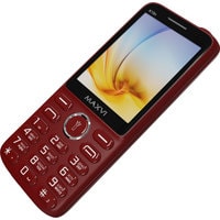 Кнопочный телефон Maxvi K15n (винный красный)