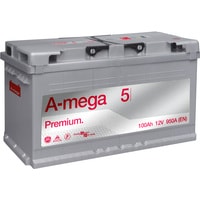 Автомобильный аккумулятор A-mega Premium 6СТ-100-А3 L (100 А/ч)