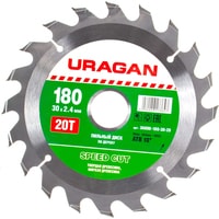 Пильный диск Uragan 36800-180-30-20
