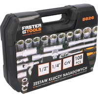 Универсальный набор инструментов Faster Tools 8826 (108 предметов)
