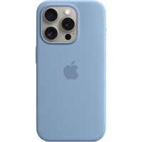 Чехол для телефона Apple MagSafe Silicone Case для iPhone 15 Pro (зимний синий)