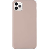 Чехол для телефона uBear Silicone Touch Case для iPhone 11 Pro Max (светло-розовый)