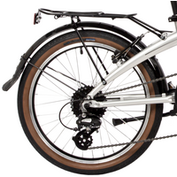 Велосипед Novatrack Town alloy 8 V 2024 (серебристый)