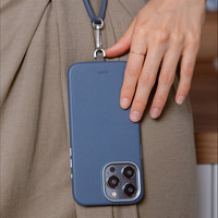 Чехол для телефона Uniq COEHL MUSE Leatherette with Strap Sapphire Blue (MagSafe) для iPhone 15 Pro IP6.1P(2023)-MUSMSBLU