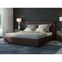 Кровать Ormatek Corso-3 190x200 (экокожа, коричневый)