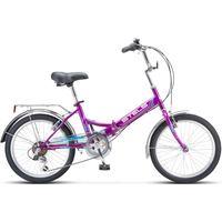 Велосипед Stels Pilot 450 20 Z011 2023 (фиолетовый)