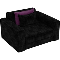 Кресло-кровать Mebelico Мэдисон 59232 (вельвет, черный)