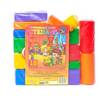 Кубики Строим вместе счастливое детство Строительный набор Стена-2 5244