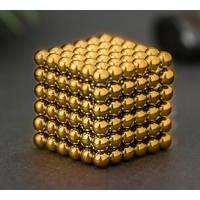 Магнитный куб Sima-Land Неокуб магнит 1929177 (золото)
