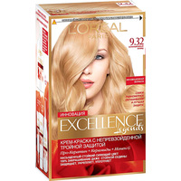 Крем-краска для волос L'Oreal Excellence 9.32 Сенсационный блонд