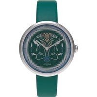 Наручные часы HVILINA Vycinanka Paparac-kvietka (Fern Flower Silver)