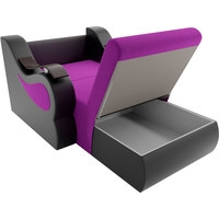 Кресло-кровать Лига диванов Меркурий 100678 80 см (фиолетовый/черный)