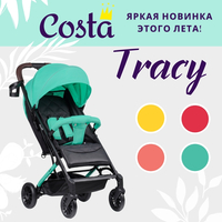 Коляска прогулочная «книга» Costa Tracy Biscay (мятный)