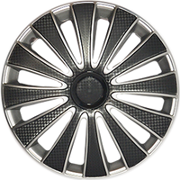 Набор колпаков на диски АКС – авто GMK 14 50697 (серебристый/черный)