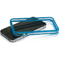 Чехол для телефона Forever Clear Bumper для iPhone 5/5S светло-голубой