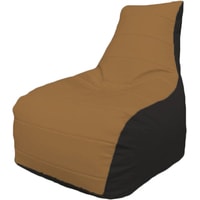Кресло-мешок Flagman Бумеранг Б1.3-33 (оранжевый/черный)