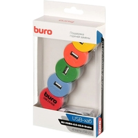 USB-хаб  Buro BU-HUB4-0.5-U2.0-Snake