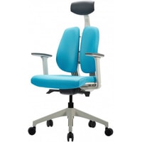 Ортопедическое кресло Duorest D200-W 1DBE1 (белый пластик/ткань голубой)
