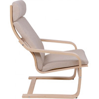 Интерьерное кресло AksHome Relax (ткань, бежевый) в Орше