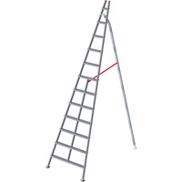 Лестница-стремянка Новая высота NV 319 алюминиевая садовая 14 ступеней