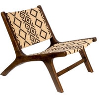 Интерьерное кресло Dutchbone Landa (бежевый/коричневый) в Бобруйске