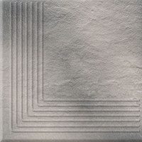 Клинкерная плитка Opoczno Solar Grey Steptread Corner 3D 300x300 [OP128-056-1]