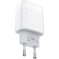 Сетевое зарядное Hoco C73A USB Type-C (белый)