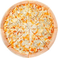 Пицца Domino's 5 Сыров (хот-дог борт, средняя)