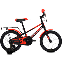 Детский велосипед Forward Meteor 16 2022 (черный/красный)