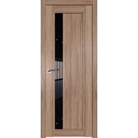 Межкомнатная дверь ProfilDoors 2.71XN R 80x200 (салинас светлый/стекло черный триплекс)