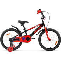 Детский велосипед AIST Pluto 18 2021 (черный/красный)
