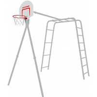 Баскетбольный щит Romana 1.Д-04.02 (красный/белый)