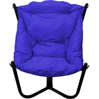 Кресло M-Group Чил 12360410 (черный/синяя подушка)