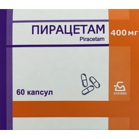 Препарат для лечения заболеваний нервной системы Боримед Пирацетам, 400 мг, 60 капс.
