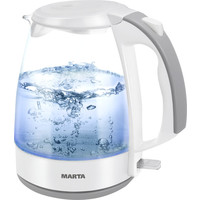 Электрический чайник Marta MT-1053 (белый жемгуч)