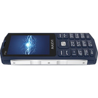 Кнопочный телефон Maxvi P101 (синий)