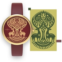 Наручные часы HVILINA Vycinanka Susvietnae Dreva (World Tree Gold)