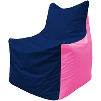 Кресло-мешок Flagman Фокс Ф2.1-44 (синий темный/розовый)