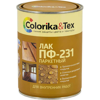 Лак Colorika & Tex ПФ-231 для паркета 0.8 л (глянцевый)