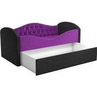 Кровать Mebelico Сказка Люкс 75x160 (фиолетовый/черный)