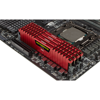 Оперативная память Corsair Vengeance LPX Red 4x4GB DDR4 PC4-19200 [CMK16GX4M4A2400C14R]
