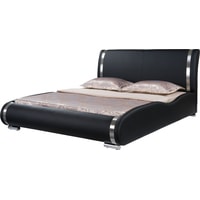 Кровать Ormatek Corso-8 200x200 (экокожа, черный)