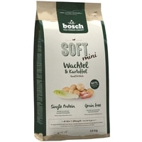 Сухой корм для собак Bosch Soft Mini Wachtel & Kartoffel (Перепелка с Картофелем) 1 кг