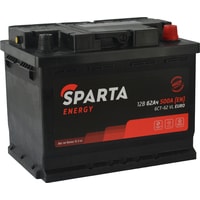 Автомобильный аккумулятор Sparta Energy 6CT-62 VL Euro (62 А·ч)